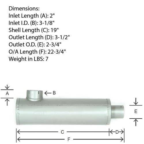 120188 | Muffler | John Deere 699 9900 |  | AN111834 | DR-203