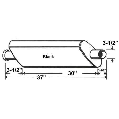 Muffler fits John Deere 5010 5020 6030 AR61074