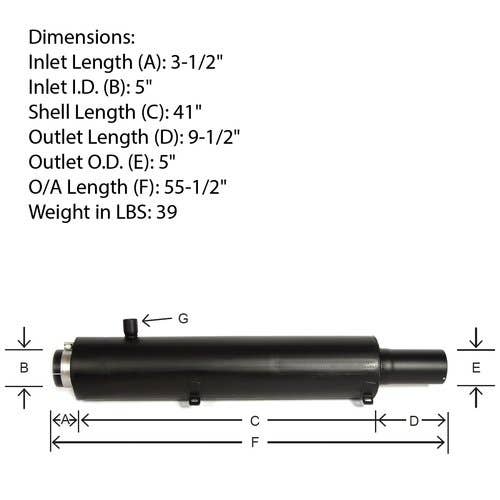 114896 | Muffler | John Deere 9100 9200 9300 9300 9400 |  | RE229262 | RE71295