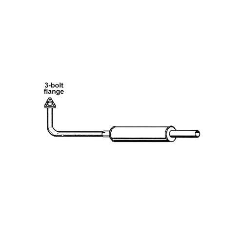 102457 | Muffler | Massey Ferguson 135 |  | 522584M94 | 522589M91 | MF-36