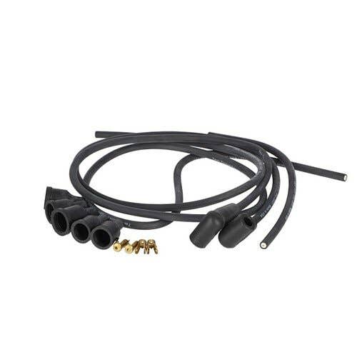 Spark Plug Wire Set - 2 Cylinder - Copper Core - 90 Degree Boots fits John Deere A AO AR B BN BNH BO BR BW D G H L 50 60 70 520 530 620 630 720 730 