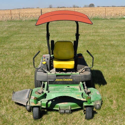 135078 | Red Rooster® Tractor & Mower Sun Shade Canopy - ROPS MT - 44"x44" - Orange | sunshade | sun shade |