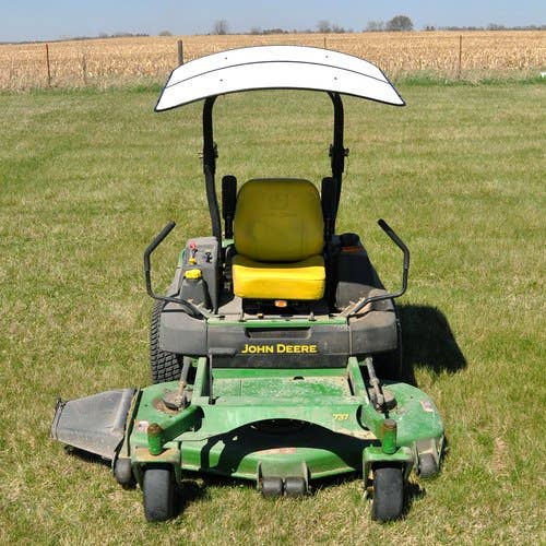 135079 | Red Rooster® Tractor & Mower Sun Shade Canopy - ROPS MT - 44"x 44" - White | sunshade | sun shade |