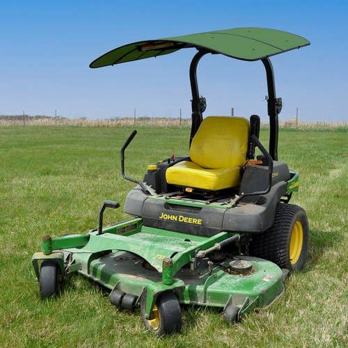 135082 | Red Rooster® Tractor & Mower Sun Shade Canopy - ROPS MT - 48"x52" - Green | sunshade | sun shade |