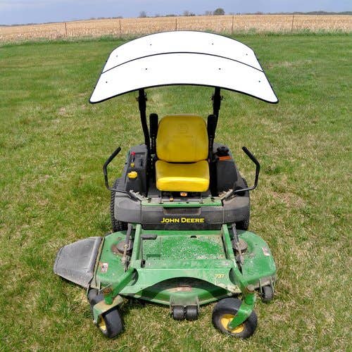 135084 | Red Rooster® Tractor & Mower Sun Shade Canopy - ROPS MT - 48"x52" - White | sunshade | sun shade |