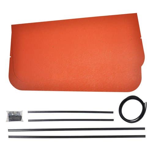 135201 | Red Rooster® Tractor & Mower Sun Shade Canopy - Replacement Top - 48"x52" - Orange |