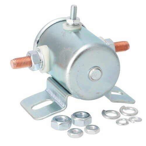 150223 | Starter Solenoid - Prestolite Style - 3 Terminal - 12 Volt - Metal Body | Allis Chalmers D10 D12 D14 D15 D17 D19 D21 |  | 70237136 | A57068 | 896217C1 | 1019398M91 | 10A19004 | 101059AS | 70241265 | 70261441 | 71127992 | 74042622 | A21045