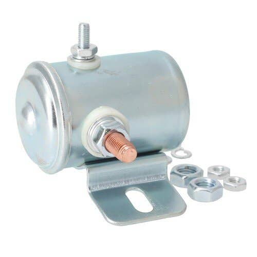 150223 | Starter Solenoid - Prestolite Style - 3 Terminal - 12 Volt - Metal Body | Allis Chalmers D10 D12 D14 D15 D17 D19 D21 |  | 70237136 | A57068 | 896217C1 | 1019398M91 | 10A19004 | 101059AS | 70241265 | 70261441 | 71127992 | 74042622 | A21045