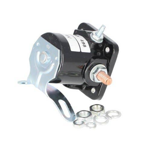 105670 | Starter Solenoid - Prestolite Style - 6 Volt - PVC Body | Allis Chalmers B C D10 D12 D14 IB WC WD WD45 WF 149 | |  | 70223334 | 6H8295 | 142364HA | AR39959 | 182330M92 | 851077M1 | 10093 | 30037 | 5F5896 | 6F5896 | DR1465 | 1509804M1 | 34554A