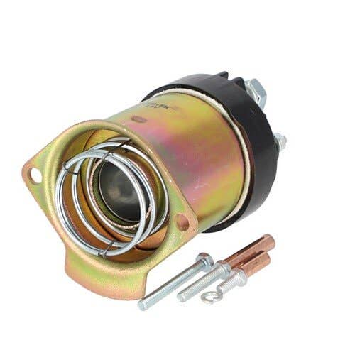 Starter Solenoid - Short Delco Style - 12 Volt - 4 Terminal fits John Deere fits International 142329A1 1114524 Starter Solenoid - Short Delco Style - 12 Volt - 4 Terminal fits John Deere fits International 142329A1 1114524