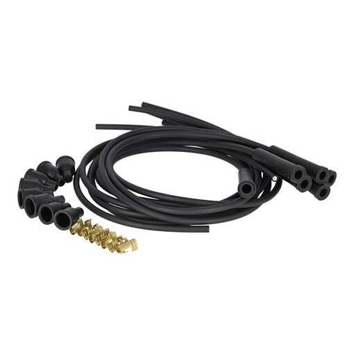107986 | Spark Plug Wire Set - 6 Cylinder - Copper Core - Straight Boots | Allis Chalmers D19 180 185 190 190XT | Ford 6000 | International | Farmall | IH 460 560 606 656 660 706 756 806 826 856 2606 2656 2706 2806 2856 | John Deere 4010 4020 | Massey |