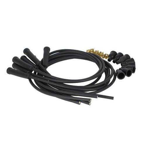 107986 | Spark Plug Wire Set - 6 Cylinder - Copper Core - Straight Boots | Allis Chalmers D19 180 185 190 190XT | Ford 6000 | International | Farmall | IH 460 560 606 656 660 706 756 806 826 856 2606 2656 2706 2806 2856 | John Deere 4010 4020 | Massey |