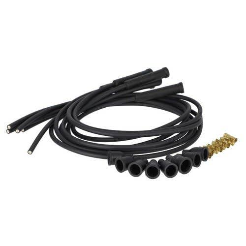107986 | Spark Plug Wire Set - 6 Cylinder - Copper Core - Straight Boots | Allis Chalmers D19 180 185 190 190XT | Ford 6000 | International | Farmall | IH 460 560 606 656 660 706 756 806 826 856 2606 2656 2706 2806 2856 | John Deere 4010 4020 | Massey |