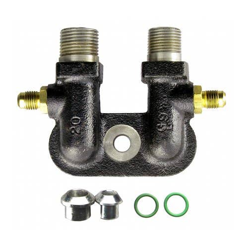 168695 | Air Conditiioning Compressor Manifold Kit with R12 Service Port | Ag-Chem 654 | Case IH 8820 8830 8840 | Deutz D5207 | Ford FW20 FW30 FW40 FW60 | Hagie 8370 8380 | Hesston 6450 6455 6550 6555 6650 8100 | Spra-Coupe 220 230 3450 4650 4655 | |