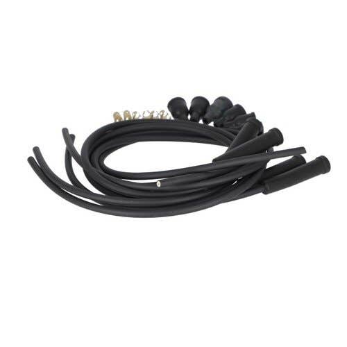 120115 | Spark Plug Wire Set - 4 Cylinder - Carbon Core - Straight Boots | Allis Chalmers B C CA D10 D12 D14 D15 D17 G WC WD WD45 170 175 | Case VA VAC 200B 300 300B 320 320 350 350 351 400 400B 430 430 440 470 480B 480B 480CK 480CK 500B 530 530 540 |