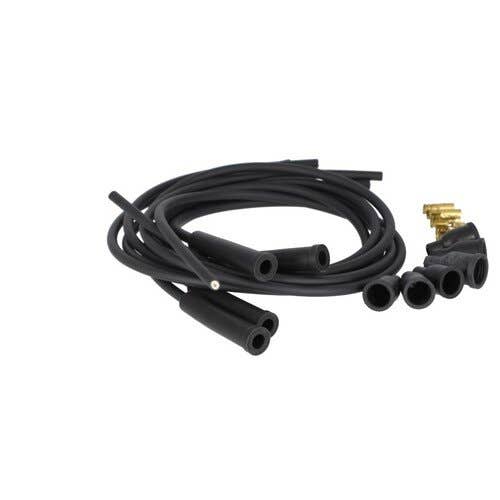120115 | Spark Plug Wire Set - 4 Cylinder - Carbon Core - Straight Boots | Allis Chalmers B C CA D10 D12 D14 D15 D17 G WC WD WD45 170 175 | Case VA VAC 200B 300 300B 320 320 350 350 351 400 400B 430 430 440 470 480B 480B 480CK 480CK 500B 530 530 540 |