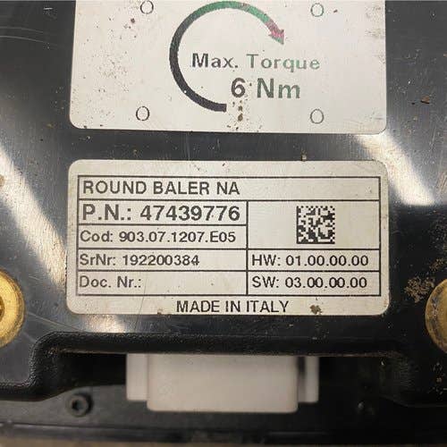 452847 | Control Panel Monitor | New Holland Roll-Belt 450 Roll-Belt 460 Roll-Belt 550 Roll-Belt 560 |  |  47439776