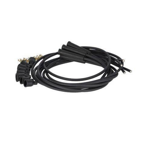 120116 | Spark Plug Wire Set - 6 Cylinder - Carbon Core - Straight Boots | Allis Chalmers D19 180 185 190 190XT | Ford 6000 | International | Farmall | IH 460 560 606 656 660 706 756 806 826 856 2606 2656 2706 2806 2856 | John Deere 4010 4020 | Massey |
