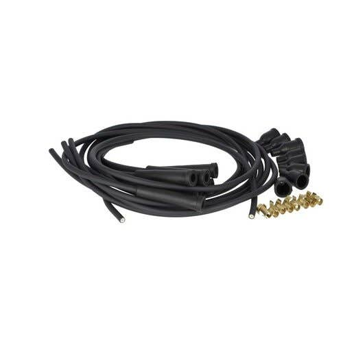 120116 | Spark Plug Wire Set - 6 Cylinder - Carbon Core - Straight Boots | Allis Chalmers D19 180 185 190 190XT | Ford 6000 | International | Farmall | IH 460 560 606 656 660 706 756 806 826 856 2606 2656 2706 2806 2856 | John Deere 4010 4020 | Massey |