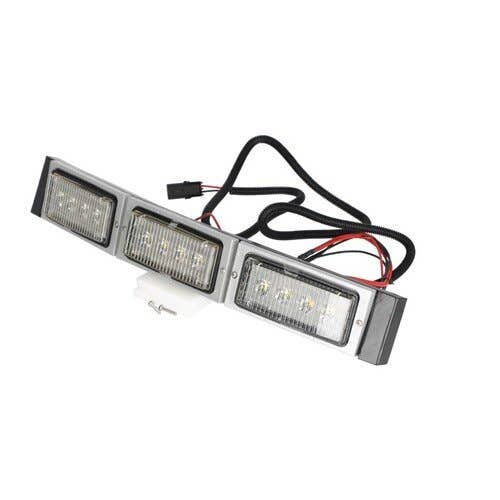 160630 | Red Rooster® LED Hood Headlight Conversion Kit - Flood Beam 3 Lights - 60W | John Deere 4050 4055 4250 4255 4450 4455 |  | RE306510 | R98632 | RE12430 | R98630 | RE577572 | R616288 | RE37450
