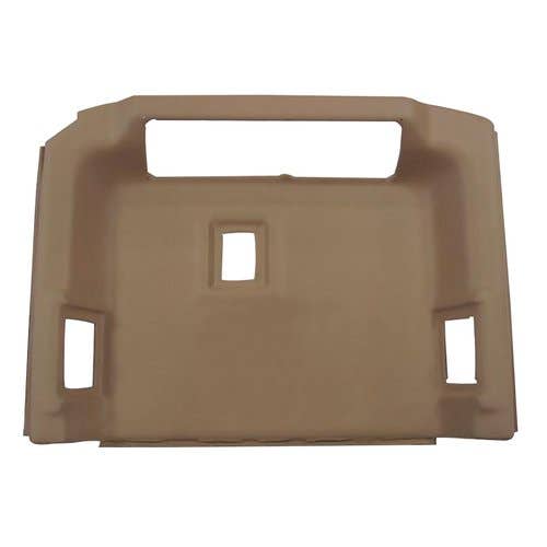Cab Foam Headliner with Offset Dome Light without Monitor Notch - Camel Hair Tan fits John Deere CTS CTSII 9400 9410 9500 9510 9600 9610 AH149882