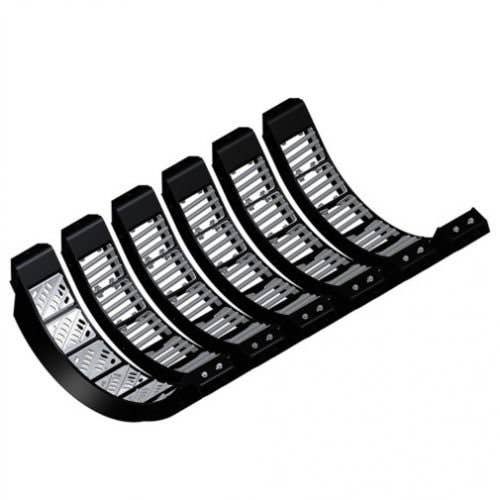 Concave KX7 Set - Tough-Thresh Corn/Soybean Kit - Kondex Set of 6 fits John Deere S670 9650 STS 9660 STS 9750 STS 9760 STS 9770 STS 9860 STS AH209091