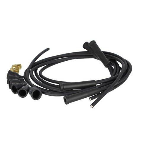 107985 | Spark Plug Wire Set - 4 Cylinder - Copper Core - Straight Boots | Allis Chalmers B C CA D10 D12 D14 D15 D17 G WC WD WD45 170 175 | Case VA VAC 200B 300 300B 320 320 350 350 351 400 400B 430 430 440 470 480B 480B 480CK 480CK 500B 530 530 540 |