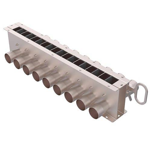 179040 | Double Shoot Collector Body/Switch Box Assembly - 9 Run | Morris 8240 8300 8336 8370 8425 |  | N37700