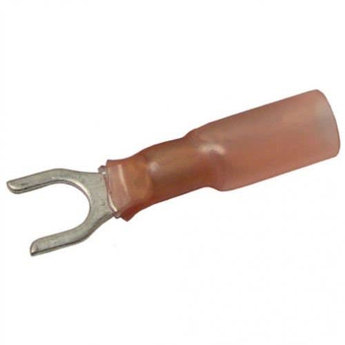 155067 | Wiring Terminal Crimp & Heat Shrink #10 Spade 22 16 AWG 5 Pack |