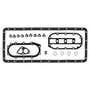 107798 | Oil Pan Gasket Set | White 2-180 4-150 4-175 4-180 4-210 4-225 4-270 2255 | 107798 | Oil Pan Gasket Set | White 2-180 4-150 4-175 4-180 4-210 4-225 4-270 2255 |