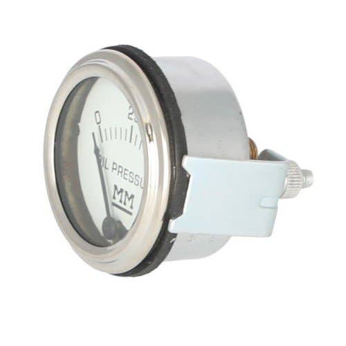 121669 | Oil Pressure Gauge Stainless Steel Bezel | Restoration Quality | Minneapolis Moline Big Mo G G705 G706 G707 G708 GVI Jet Star M5 M602 M604 M670 Super R U Z 335 445 |  | JT854 | 10A7986 | 30-3485471