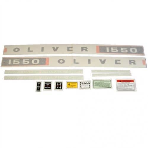 102850 | Oliver 1550 Decal Set | Vinyl | Oliver 1550 |