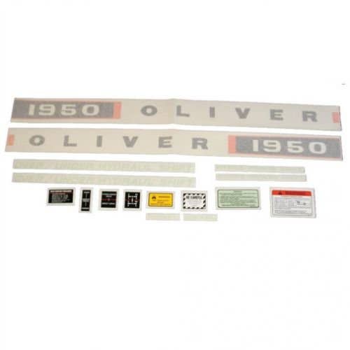 102859 | Oliver 1950 Decal Set | Diesel | Vinyl | Oliver 1950 |