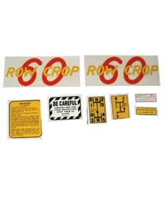102860 | Oliver 60 Row Crop Decal Set | Mylar | Oliver 60 |