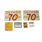 102861 | Oliver 70 Row Crop Decal Set | Mylar | Oliver 70 |