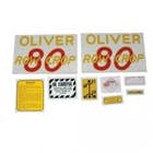 102864 | Oliver 80 Row Crop Decal Set | Mylar | Oliver 80 |