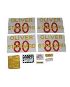 102865 | Oliver 80 Standard Decal Set | Mylar | Oliver 80 |