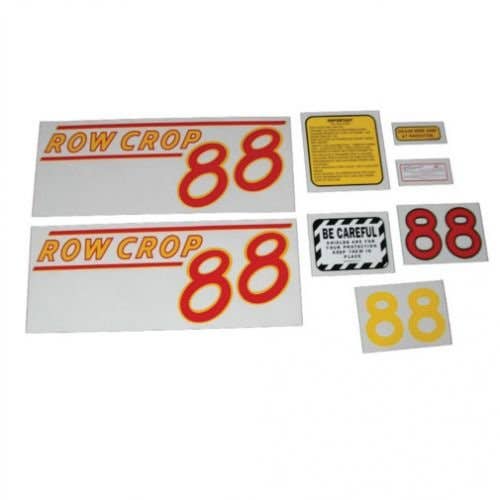 88 Row Crop Decal Set Red Mylar fits Oliver 88 88 Row Crop Decal Set Red Mylar fits Oliver 88