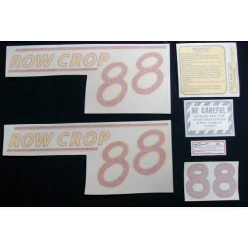88 Row Crop Decal Set Red Vinyl fits Oliver 88 88 Row Crop Decal Set Red Vinyl fits Oliver 88