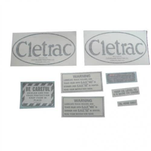 102932 | Oliver Decal Set | Cletrac HG | Black Oval | Vinyl | Oliver HG HG |