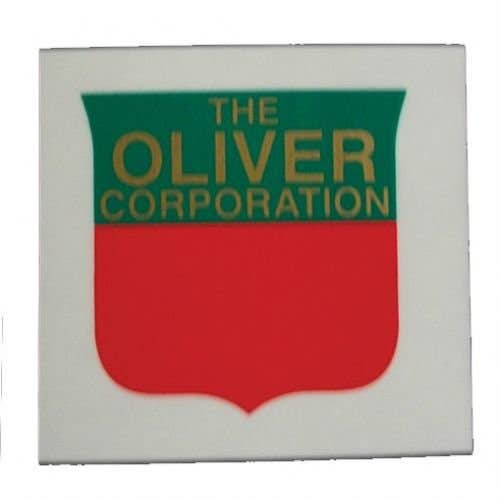 102956 | Oliver Decal Set | Shield |  1-1/2" Red & Green | Mylar | Oliver OC3 OC3 OC6 OC6 Super 44 Super 55 Super 66 Super 77 Super 88 60 66 70 77 80 88 90 99 440 550 660 770 880 950 990 995 1550 1555 1600 1650 1655 1750 1755 1800 1850 1855 1900 1950 |