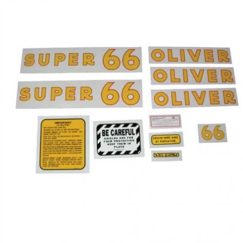 102896 | Oliver Decal Set | Super 66 | Mylar | Oliver Super 66 |