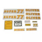 102899 | Oliver Decal Set | Super 77 Diesel | Mylar | Oliver Super 77 |