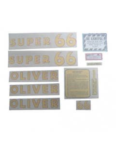 102836 | Oliver Super 66 Decal Set | Vinyl | Oliver Super 66 |