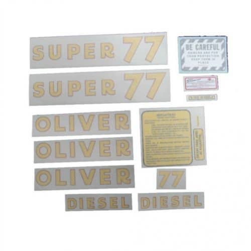 102839 | Oliver Super 77 Decal Set | Diesel | Vinyl | Oliver Super 77 |