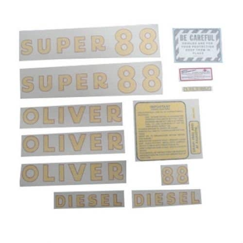 102841 | Oliver Super 88 Decal Set | Diesel | Vinyl | Oliver Super 88 |
