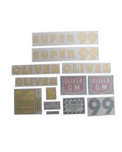 102842 | Oliver Super 99 GM Decal Set | Vinyl | Oliver Super 99 |
