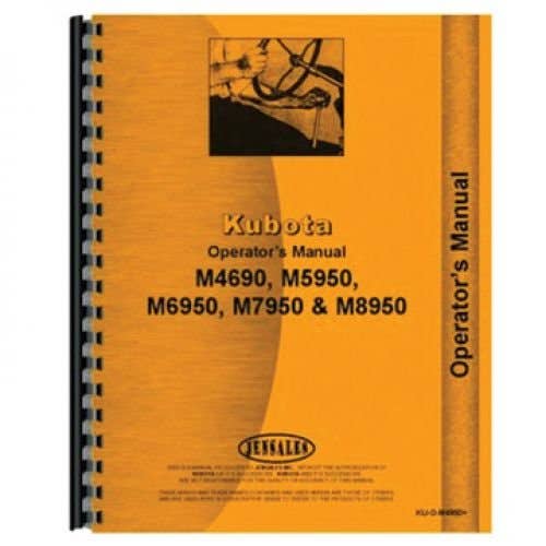 125146 | Operator's Manual | Kubota M4950 M4950 M5950 M5950 M6950 M6950 M7950 M7950 M8950 M8950 |