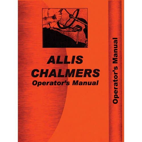115951 | Operator's Manual - 175 | Allis Chalmers 175 |