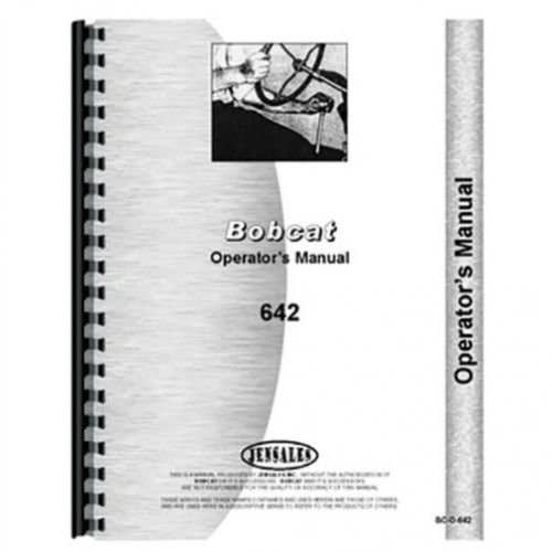 125577 | Operator's Manual - 642 Skid Steer | Bobcat 642 |